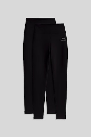 Tommy Life Slim Fit 2li Paket Siyah Kadın Kapri Tayt - 94011