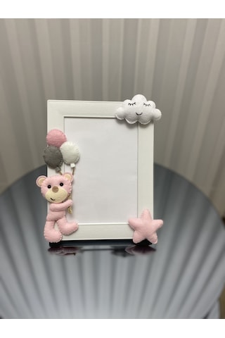 Bebek Odası Çerçeve Açık Pembe Ayıcıklı