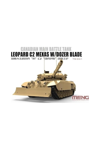 Meng Ts-041 1/35 Ölçek, Kanada Leopard C2 Mexas, Dozer Bıçaklı Ana Muharebe Tankı, Plastik Model Kiti-55498