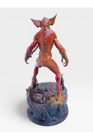 Stranger Things Demogorgon Figürü 15 Cm Diorama Standlı Biblo - Özel Seri