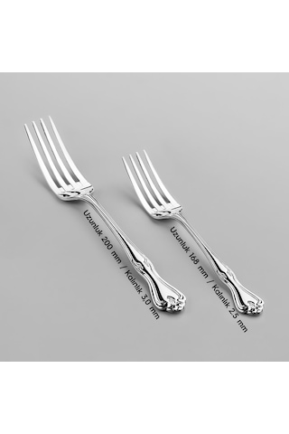 Nehir Lalezar Sade 12 Kişilik 60 Parça Çatal Kaşık Takımı