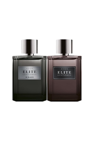 Avon Elite Gentleman ve Elite Gentleman in Black Erkek Parfüm Pak