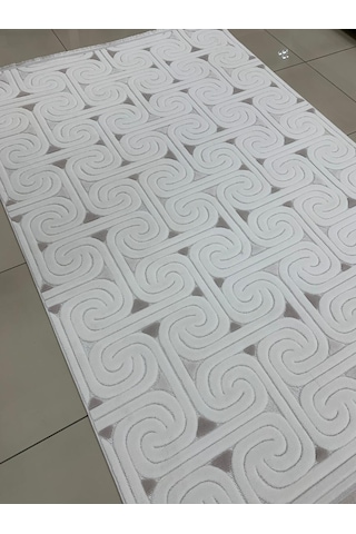Bünyan Halı Twist Lt519 Serisi Oturma Salon Yatak Çocuk Odası Halısı Krem