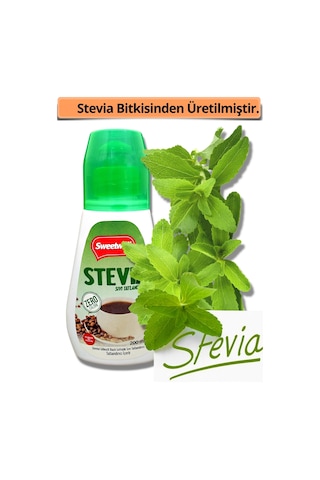 Sweetwell Stevia Sıvı Tatlandırıcı Sıfır Kalori 3 x 200 ML