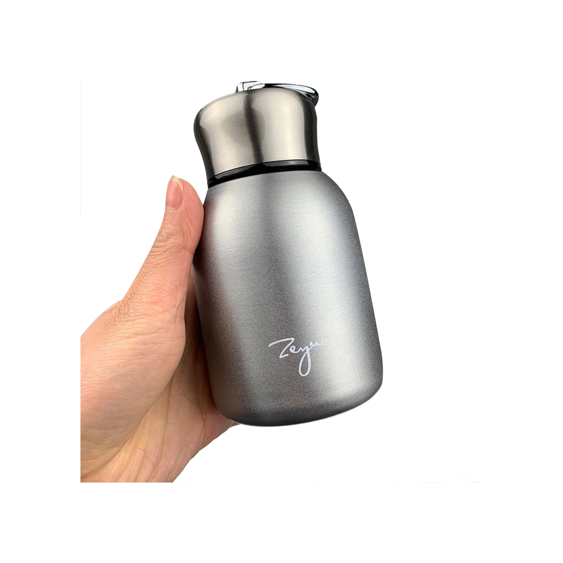 Yunboo 304 Paslanmaz Çelik Vakumlu Termos Bardak, 300ml Hafif Taşınabilir, Sağlıklı Su Saklama, Gümüş Rengi