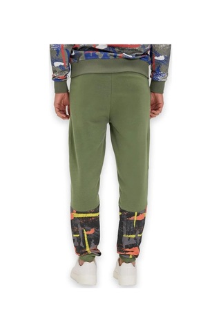 Bad Bear 24.02.14.004 Flame Sweatpants Haki Erkek Eşofman Altı Siyah