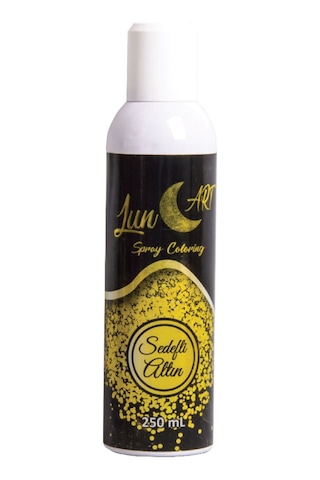 Lunart Sprey Gıda Boyası Altın 250 Ml