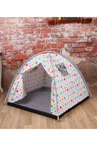 Abbie Renkli Yıldızlar Oyun Çadırı R-Rby YLDZ A.G-Standart Çubuk Seti