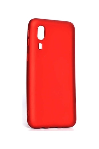 Samsung Uyumlu Galaxy A2 Core Kılıf Zore Premier Silikon Kapak Kırmızı