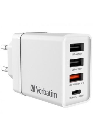 Verbatim 49701 Chr-30 30w 4 Bağlantılı Usb Duvar Şarj Cihazı