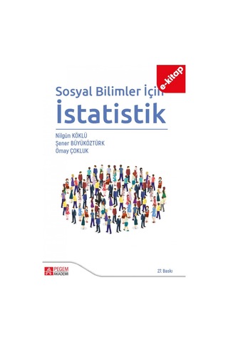Sosyal Bilimler İçin İstatistik E-kitap
