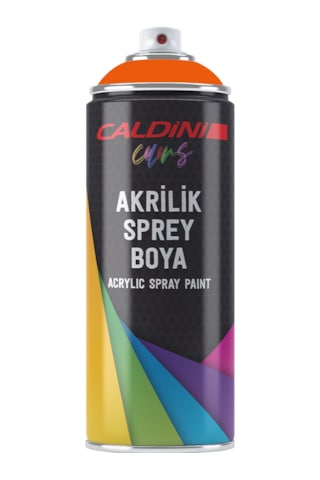 Caldini Fiat Traktör Turuncu Akrilik Sprey Boya 400 Ml