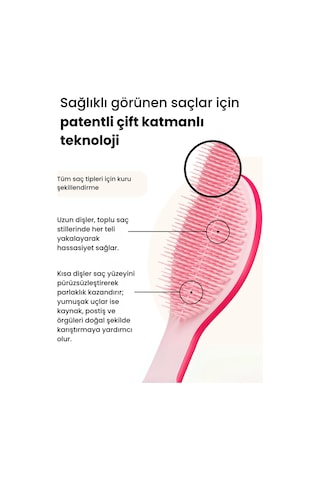 Tangle Teezer Ultimate Styler Bright Pink Saç Fırçası Pembe