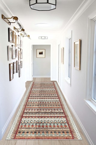 West Home Makinede Yıkanabilir Kaymaz Taban Leke Tutmaz Modern Kesme Yolluk Mutfak Yolluk Halı Yolluk Wh 254 Multy Yolluk