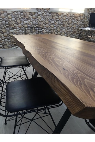 Ahşap 8 Kişilik Yemek Masası 100x200 Sadece Masa 100X200VAKKOAYA