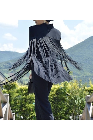 Püskül Saçak Gümüş Simli 40 Cm 1 Metre