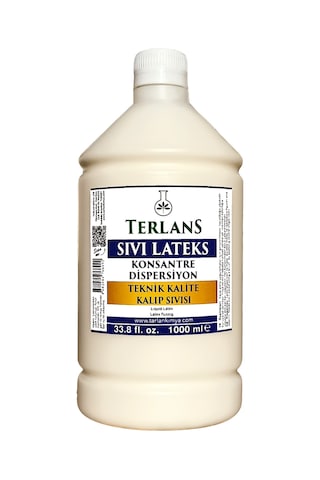 Terlans Sıvı Lateks 1000 ML Kalıp Sıvısı Teknik Kalite