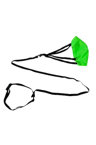 Cawooo Yüzme Antrenman Paraşütü Yüzücü Direnç Paraşüt Yeşil