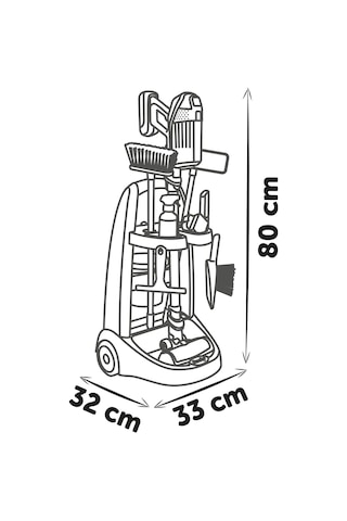 Smoby Rowenta Araba & Elektrikli Süpürge