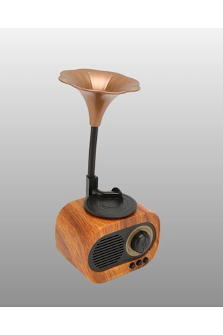 Northcity Taşınabilir Mini Retro Radyo Bluetooth Hoparlör - Yeni Nesil Tasarım