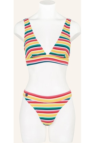Cafe Du Cycliste Olivia Bralette Bikini Takımı, Çizgili Kadın Bikini Çok Renkli