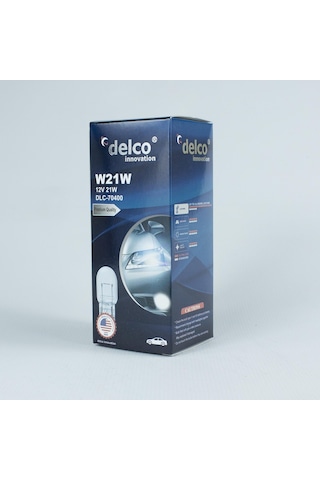 Delco U.s.a W21w Tek Duy T20 Halogen Ampul 12 Volt 10 Adet