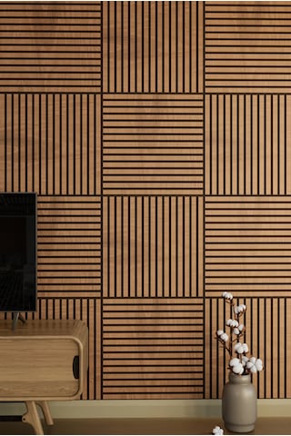 Winflex Mini Eko Akustik Ahşap Panel Safir Meşe - 60x60cm