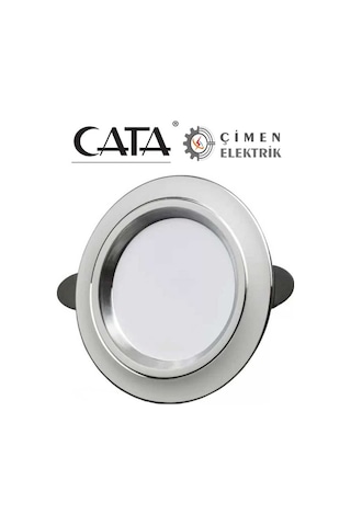 10 Adet Ct 5257 6w Zebra Led Spot Beyaz Krom 3 Renk
