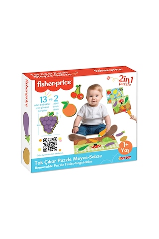 Fisher-price Fisher Price Tak Çıkar Puzzle Meyve Sebze
