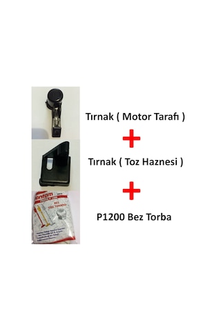 Fantom Pratik P1200 Süpürge Bez Torba + Tırnak + Tırnak Karşılığı