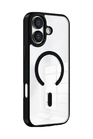 Bikapak Magsmıle Apple iPhone Uyumlu 18/17 Siyah Kapak