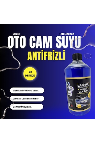 Antifrizli Oto Cam Suyu -20 Derece 1 Lt