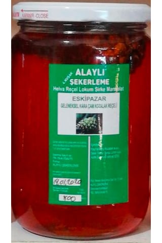 Alaylı Şekerleme Eskipazar Geleneksel Kara Çam Kozalak Reçeli 800 G