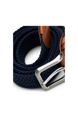 Jack & Jones Jacsprıng Woven Belt Noos Erkek Lacivert Kemer - 12118114 Navy Blazer
