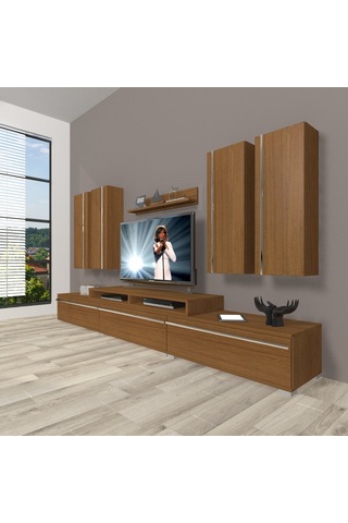 Decoraktiv Ekoflex 8d Mdf Tv Ünitesi Tv Sehpası Ceviz