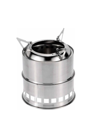 Ranyeek Kuru Odun Ve Alkolle Çalışan Taşınabilir Çelik Kamp Fırını - Bisiklet Çantasıyla Easy Carry Çok Renkli