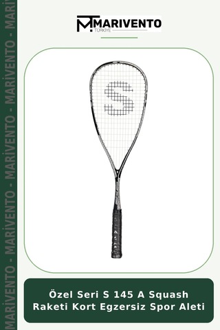 Özel Seri S 145 A Squash Raketi Kort Egzersiz Spor Aleti Çok Renkli