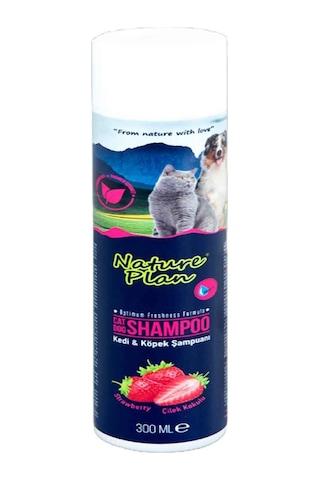 Nature Plan Çilek Kokulu Kedi Köpek Şampuanı 300 Ml