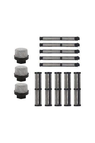 Xurunkeji 246385 287032 246384 Havasız Püskürtücü Filtre Ekran Seti 3, 5 Ve 5'li Paket Emiş Borusu Filtre Ekranı Püskürtücü Pompası İç Çekirdek