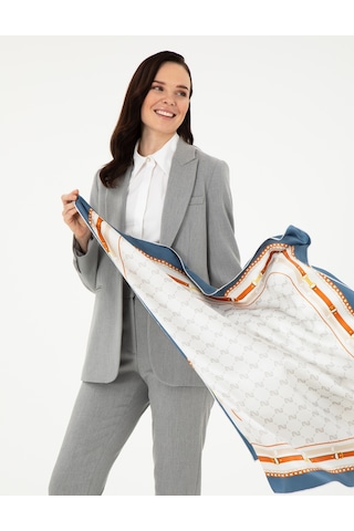 Pierre Cardin Kadın İndigo Eşarp 50307816-vr028 İndigo