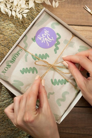 Mor Beni Aç Sticker 3x3cm St2370 Çok Renkli