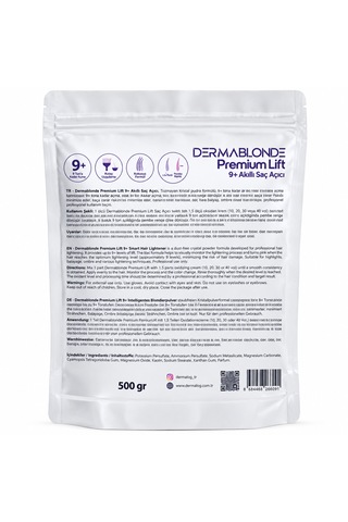 Dermalog Dermablonde Premium Lift 9+ Akıllı Saç Açıcı 500 Gr