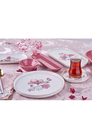 Taç Ornella Flower 37 Parça Kahvaltı Takımı