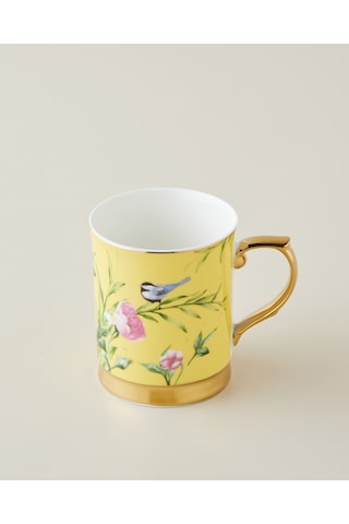 Vanilla New Bone China Kupa 400 Ml Sarı