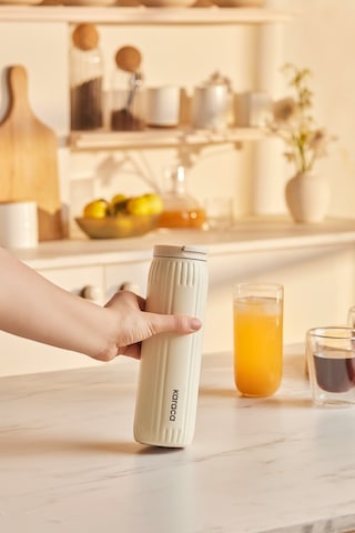 Karaca Rimo Sızdırmaz Çelik Termos 600 Ml Krem Krem