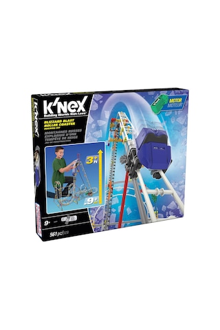 K'Nex Blizzard Blast Roller Coaster Seti Motorlu Hız Treni