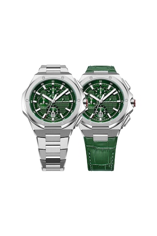 Jacques Philippe Jpqgc4813x6xs Erkek Kol Saati Ve Yedek Kordon Metalik Gri