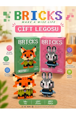 Koleksiyonluk Figür - Sevgiliye Hediye Zootopia Nick-judy
