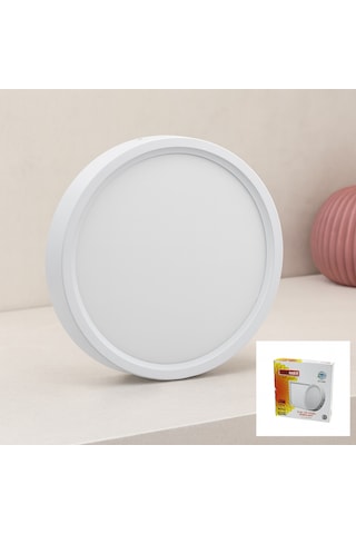 18w 6500k Yuvarlak Led Slim Panel 20.5 Cm - 1260 Lm Diğer