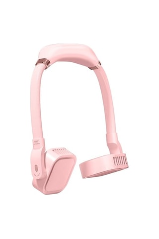 G2 Asılı Boyun Fan Açık Öğrenci Sporları Mini Usb Sessiz Fan 4000mah Kız Tozu 6183 Beyaz